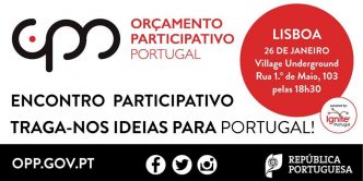O Orçamento Participativo de Portugal chegou a Lisboa! Participa no encontro participativo e propõe a tua ideia na palete do Ignite. Só tens 5 minutos ;)