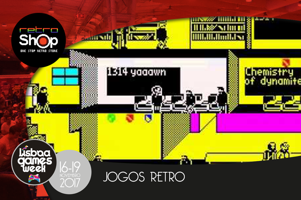 Os grandes clássicos dos videojogos estão à tua espera na Lisboa Games Week!
