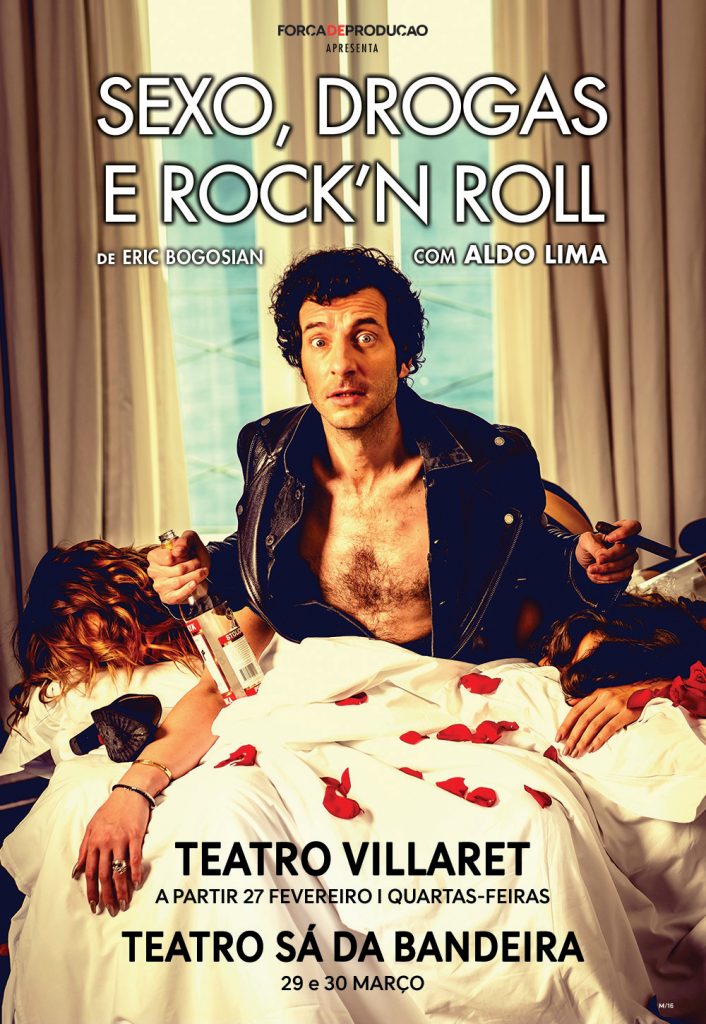 O clássico "Sexo, Drogas e Rock'n Roll" chega a Lisboa interpretado por Aldo Lima! Todas as quartas-feiras no Teatro Villaret.