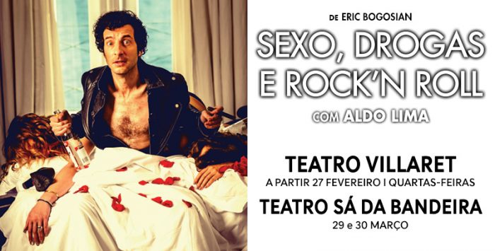 O clássico "Sexo, Drogas e Rock'n Roll" chega a Lisboa interpretado por Aldo Lima! Todas as quartas-feiras no Teatro Villaret.