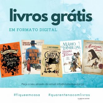 5 livros grátis oferecidos pela editora O Clube do Autor