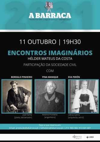 Encotro Imaginário - dia 11 de Outubro no Teatro A Barraca